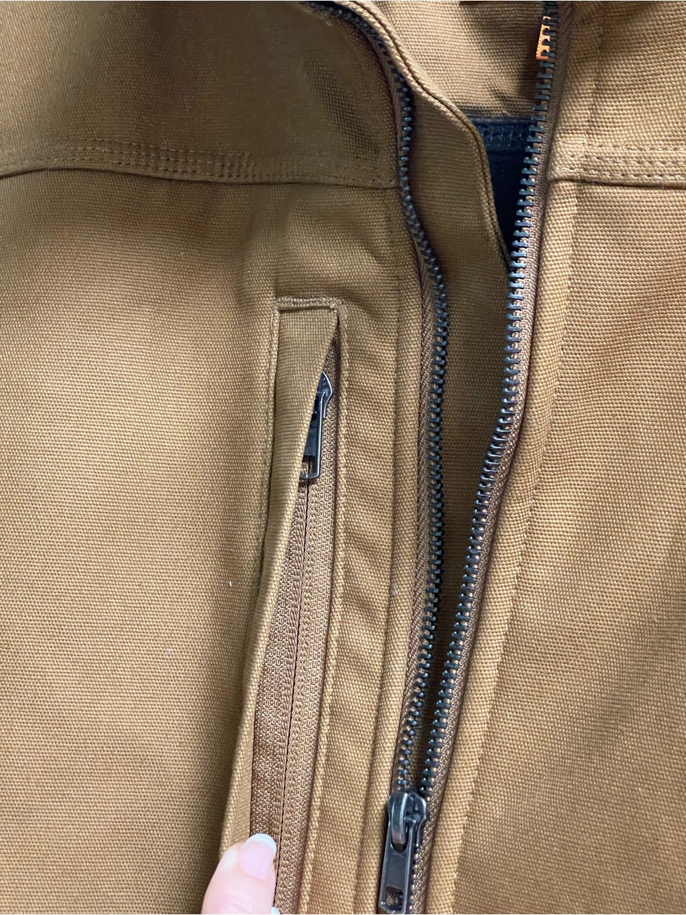 CAT Men's Tan Softshell Performance Jacket - Picture 8 of 15